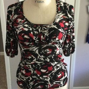 Flattering empire-waisted women’s blouse